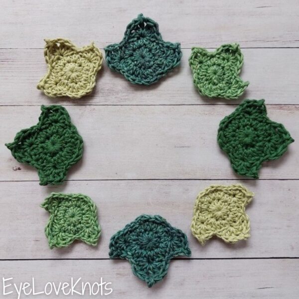 Quick Pumpkin Leaf Free Crochet Pattern EyeLoveKnots