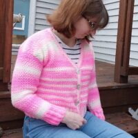 Weekend Snuggle Sweater - Crochet Pattern Review - EyeLoveKnots