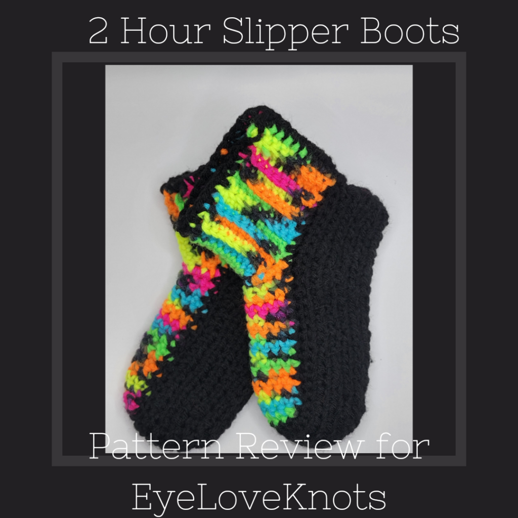 One hour slippers crochet pattern hot sale