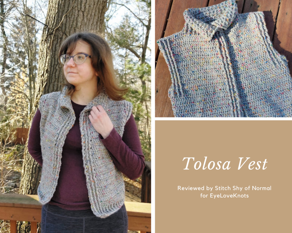 Tolosa Vest - Crochet Pattern Review - EyeLoveKnots