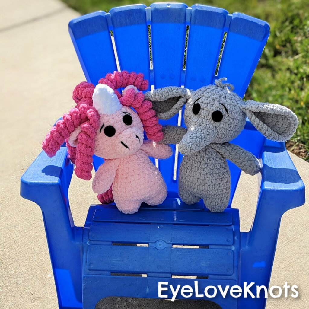 Elly the Elephant Mini Crochet Amigurumi Kit