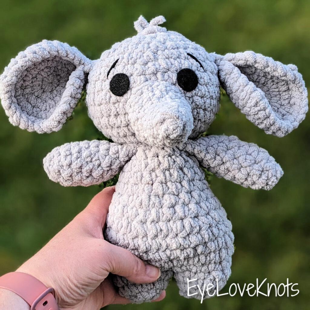 Elly the Elephant Mini Crochet Amigurumi Kit