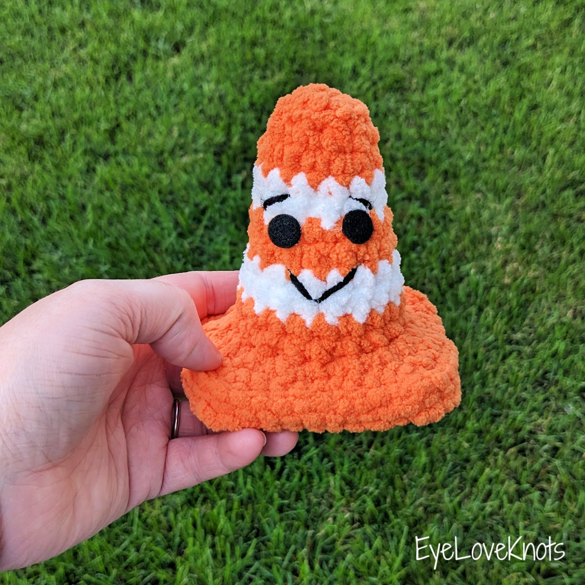 Terry the Terrific Traffic Cone Crochet Pattern Review EyeLoveKnots
