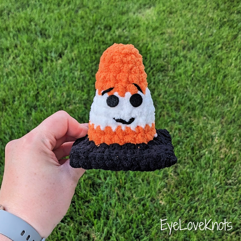 Traffic Cone Crochet Pattern