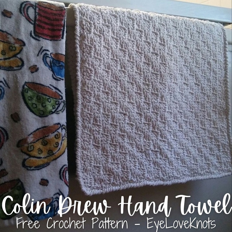 Easy Kitchen Dish Towel With Loop Crochet Pattern