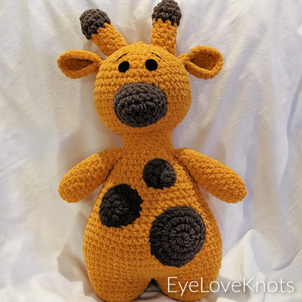 Georgie Giraffe Knotted Lovey — PATTERN MODIFICATION (Please read list –  Mama Made Minis