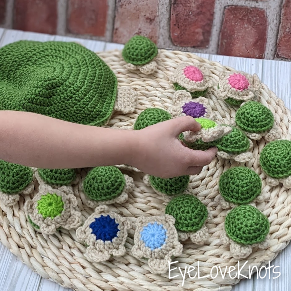 Turtle Memory Game Crochet