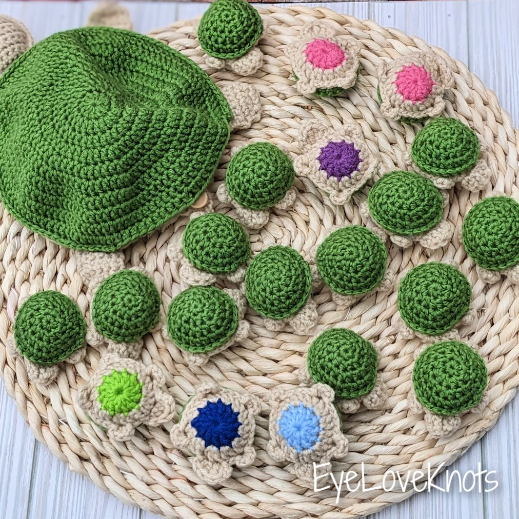 Turtle Memory Game Crochet