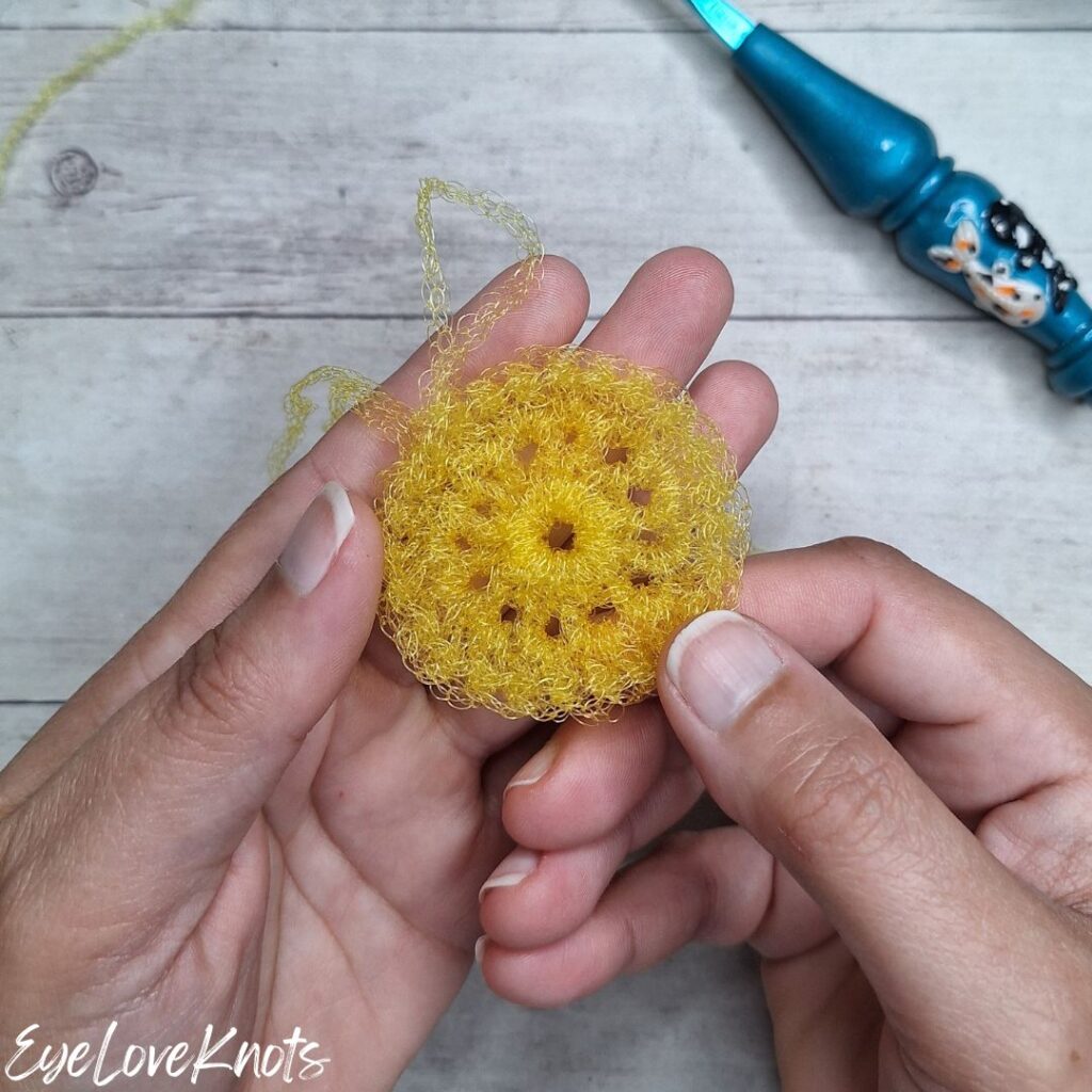 crochet scrubby yarn